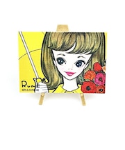 内藤ルネ 雨の日も ミニアートパネル  日本製