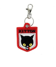 内藤ルネ KITTON 刺繍キーホルダー