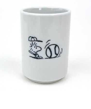 スヌーピー 湯のみ(ブラック) コミックアート コップ 食器 SNOOPY 日本製
