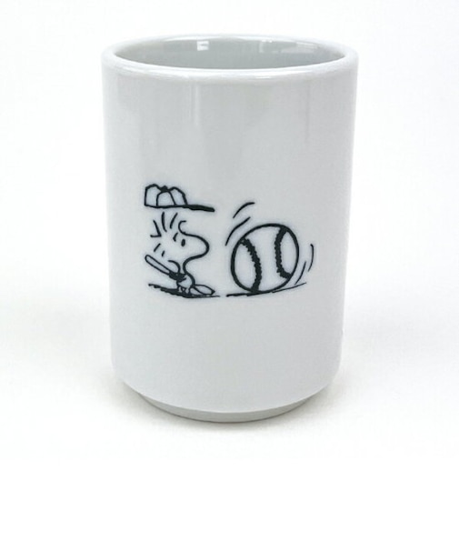 スヌーピー 湯のみ(ブラック) コミックアート コップ 食器 SNOOPY 日本製