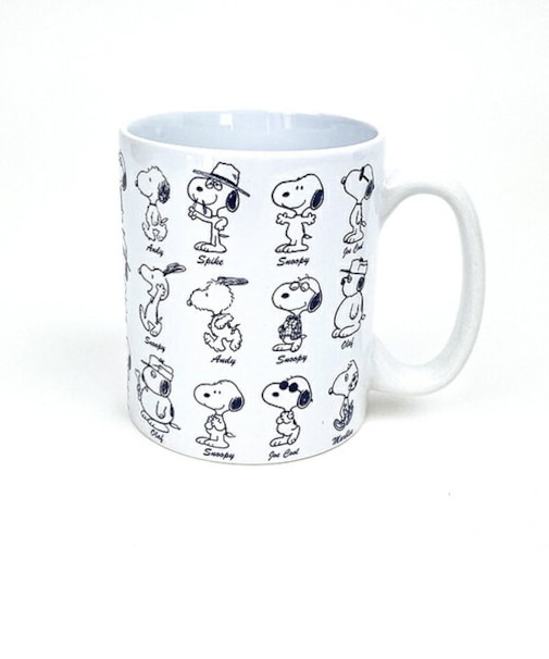 スヌーピー マグカップ 整列 コップ 食器 日本製 SNOOPY