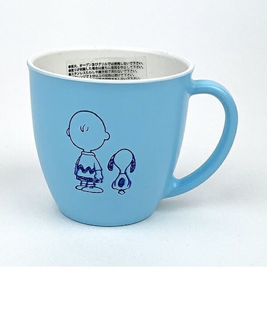 スヌーピー 親子マグカップ（S) 後ろ姿 BL SN コップ 食器 日本製 SNOOPY