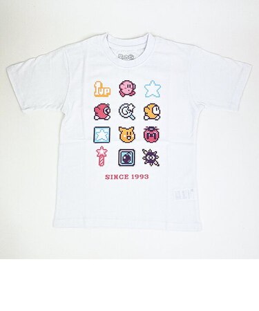 星のカービィ キッズ ドットアイコン Tシャツ(ホワイト) 120cm アパレル 任天堂