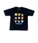 ポケットモンスター キッズ パルデアフェイス Tシャツ(ブラック) 140cm アパレル ポケモン