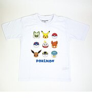 ポケットモンスター キッズ パルデアフェイス Tシャツ(ホワイト) 120cm アパレル ポケモン