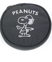 スヌーピー SNOOPY アクセサリーポーチ ダークグレイ 小物入れ アパレル 旅行
