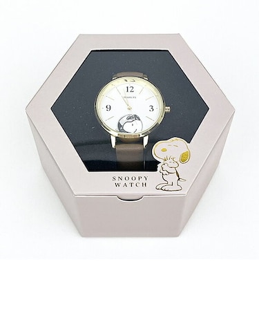 スヌーピー SNOOPY かくれんぼウォッチ 時計 腕時計  ブラウン