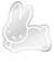 ミッフィー miffy うさぎ インテリアミラー