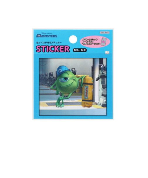 ディズニー ピクサー モンスターズインク 貼ってはがせるステッカー(A) 文具 Disney
