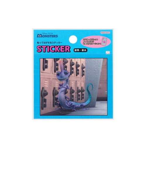 ディズニー ピクサー モンスターズインク 貼ってはがせるステッカー(D) 文具 Disney