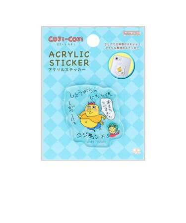 コジコジ アクリルステッカー(B) スマホ COJI-COJI