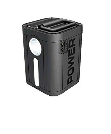 防災グッズ ポータブルマルチ電源 ブラック セルスターター(12V車専用) 26800mAh LEDライト