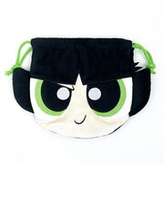 パワーパフガールズ ぬいぐるみ巾着 バターカップ ポーチ 小物入れ メイクポーチ