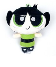 パワーパフガールズ ぬいぐるみマスコット バターカップ ぬいぐるみ インテリア ボールチェーン付
