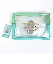 クレヨンしんちゃん クリアポーチ 銭湯しんちゃん／緑 お風呂 サウナ