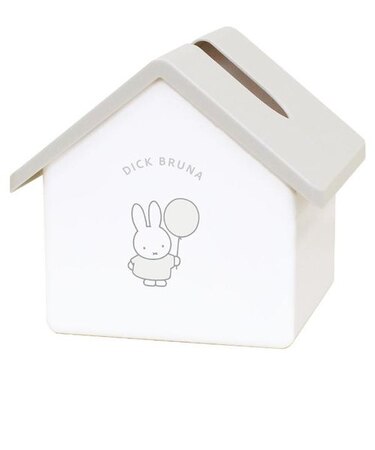 ミッフィー miffy ハウス型ティッシュケース (グレー)