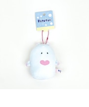 Potetan くりおね ボールチェーンマスコット ぬいぐるみ キーホルダー ブルー