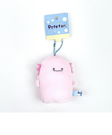 Potetan うーぱーるーぱー ボールチェーンマスコット ぬいぐるみ キーホルダー ピンク