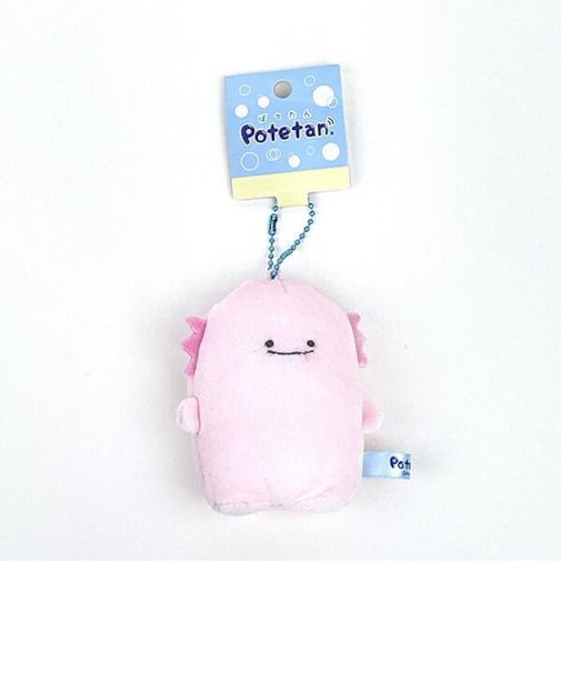 Potetan うーぱーるーぱー ボールチェーンマスコット ぬいぐるみ キーホルダー ピンク