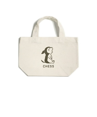 チェスくん ミニトートバッグ お散歩バッグ ランチトート