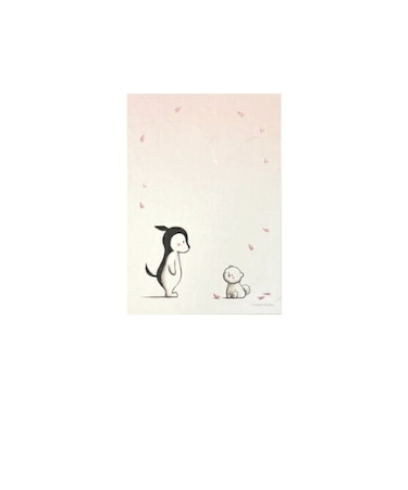 チェスくん ミニメッセージカード 「チェスくんとコジロー」