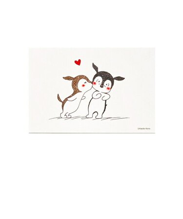 チェスくん ポストカード 「ハッピーバレンタイン」