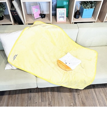 ミッフィー miffy ぽかぽかミッフィー マスコット巾着付きブランケット インテリア オレンジ