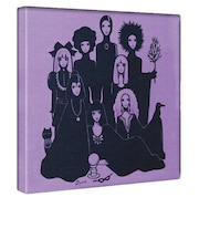 内藤ルネ キャンバスアート 八人の魔女の肖像 インテリア アートパネル
