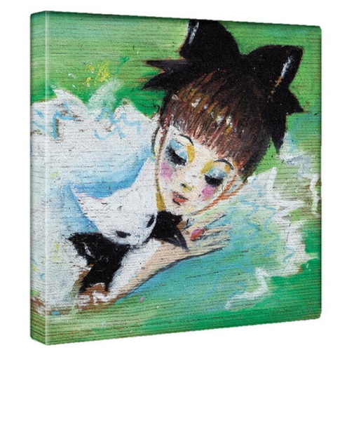 内藤ルネ キャンバスアート 眠り インテリア アートパネル