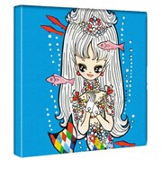 内藤ルネ キャンバスアート にんぎょひめ インテリア アートパネル