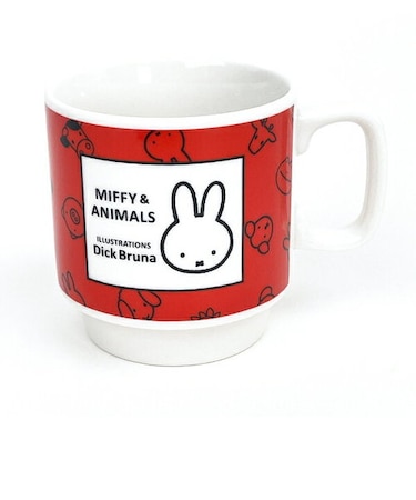 ミッフィー＆アニマルズ スタックマグ（レッド） コップ MIFFY＆ANIMALS