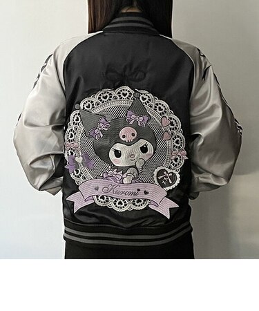 クロミ レースブラック スカジャン サンリオ ブルゾン