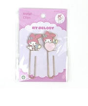 サンリオ メタルクリップセット マイメロディ 文具 学校 オフィス