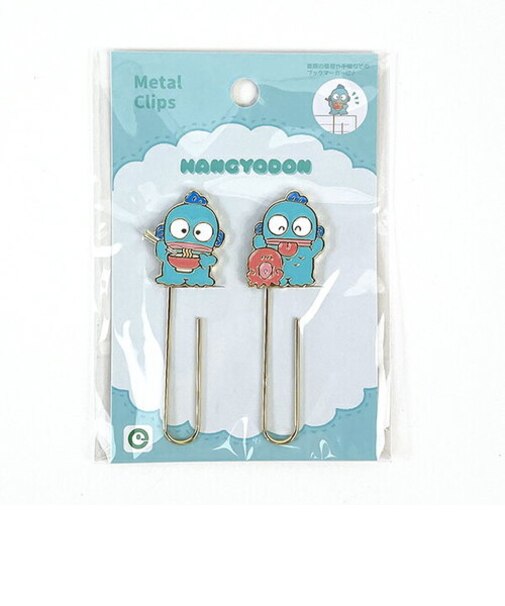 サンリオ メタルクリップセット ハンギョドン 文具 学校 オフィス