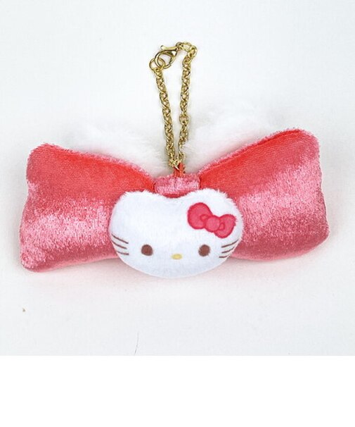 サンリオ ふわみみリボン バッグチャーム ハローキティ キーホルダー アクセサリー マスコット
