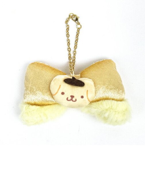 サンリオ ふわみみリボン バッグチャーム ポムポムプリン キーホルダー アクセサリー マスコット