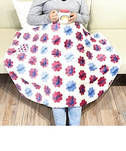 ペコちゃん ミルキー ボア付ブランケット ミルキーアイテム （アイボリー）