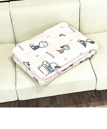 スヌーピー ピーナッツ あったか掛け布団 (ピンク) 寝具 西川 SNOOPY