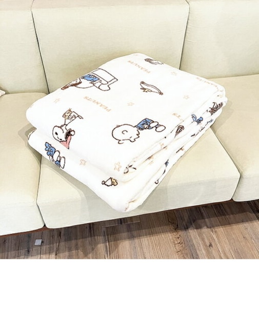 スヌーピー ピーナッツ あったか掛け布団 (ベージュ) 寝具 西川 SNOOPY