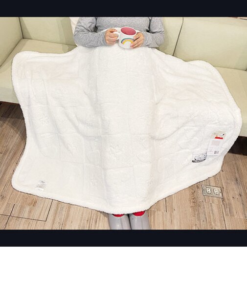 スヌーピー ハーフケット (アイボリー) ブランケット 西川 SNOOPY