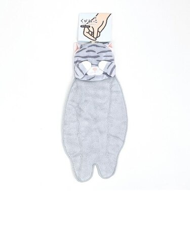 くびねっこ サバトラ ポケットタオル りぶはあと