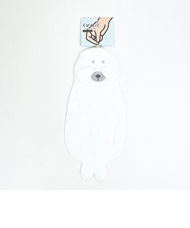 くびねっこ アザラシ ポケットタオル りぶはあと