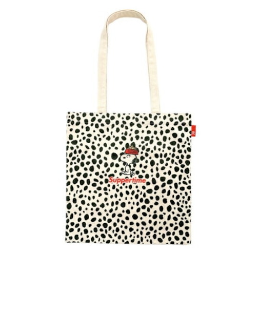 スヌーピー トートバッグ アイボリー SNOOPY