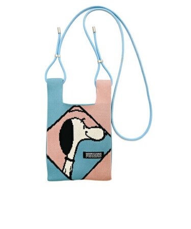 スヌーピー ミニショルダーバッグ サックス ベビールー SNOOPY