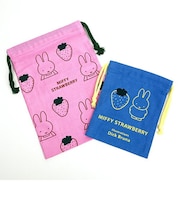 ミッフィー miffy ミッフィーストロベリー 巾着セット  ポーチ 小物入れ