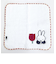 ミッフィー miffy ふわふわ刺繍ハンカチーフ ホワイト タオルハンカチ ハンドタオル