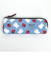 ミッフィー miffy L型 ペンポーチ 青 ペンケース 文具 学校 オフィス スクール