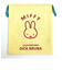ミッフィー miffy イラストレーションズディックブルーナ 巾着 L イエロー ポーチ 小物入れ メイク入れ