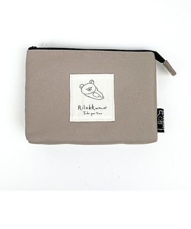 リラックマ RE-PETBEDRAWING 3ポケットポーチ うとうと
