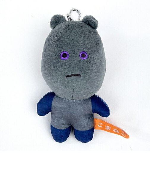 こまねこ ぬいぐるみマスコット はいいろくん マスコット ボールチェーン 人形 インテリア キッズ ベビー